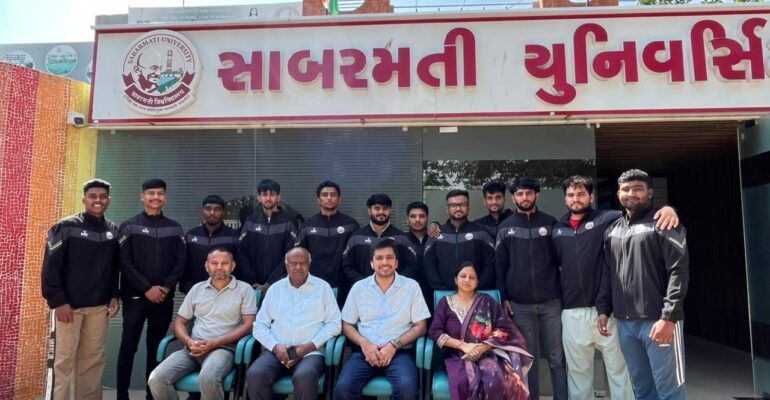 Kabaddi Team Participated in AIU West Zone