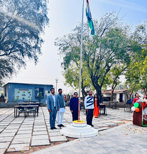 Sabarmati University Celebrated the 77th Republic Day